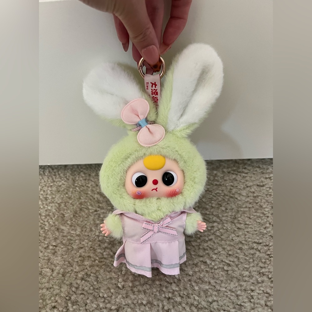 Baby Three mini bunny plush (no box)